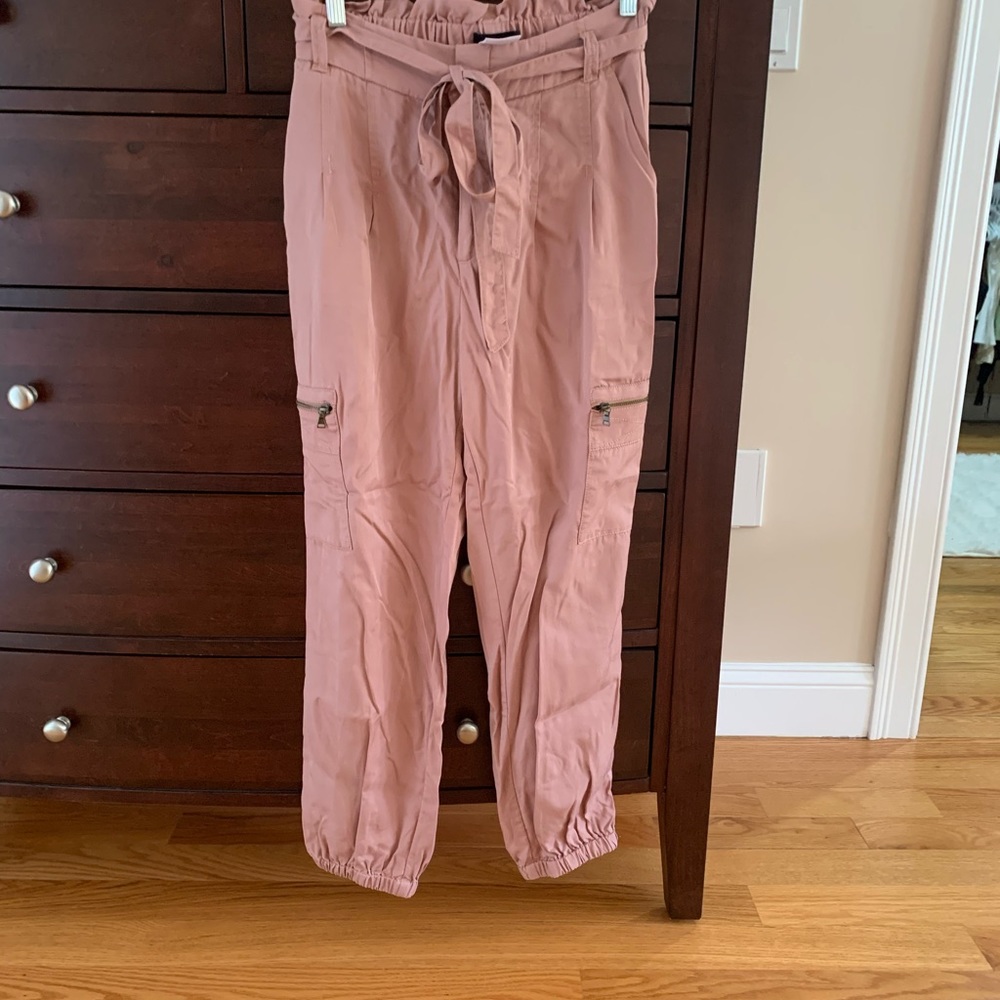 Express extreme high rise cargo pants